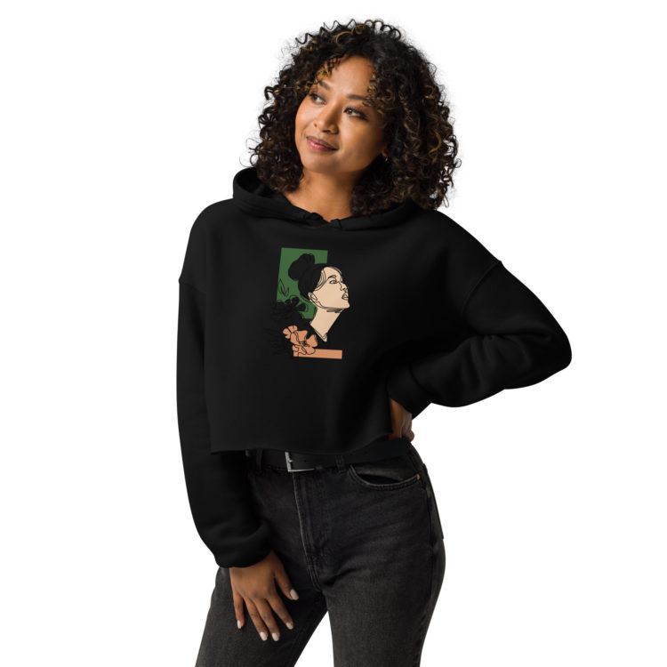 Crop pulover- Crop Hoodie