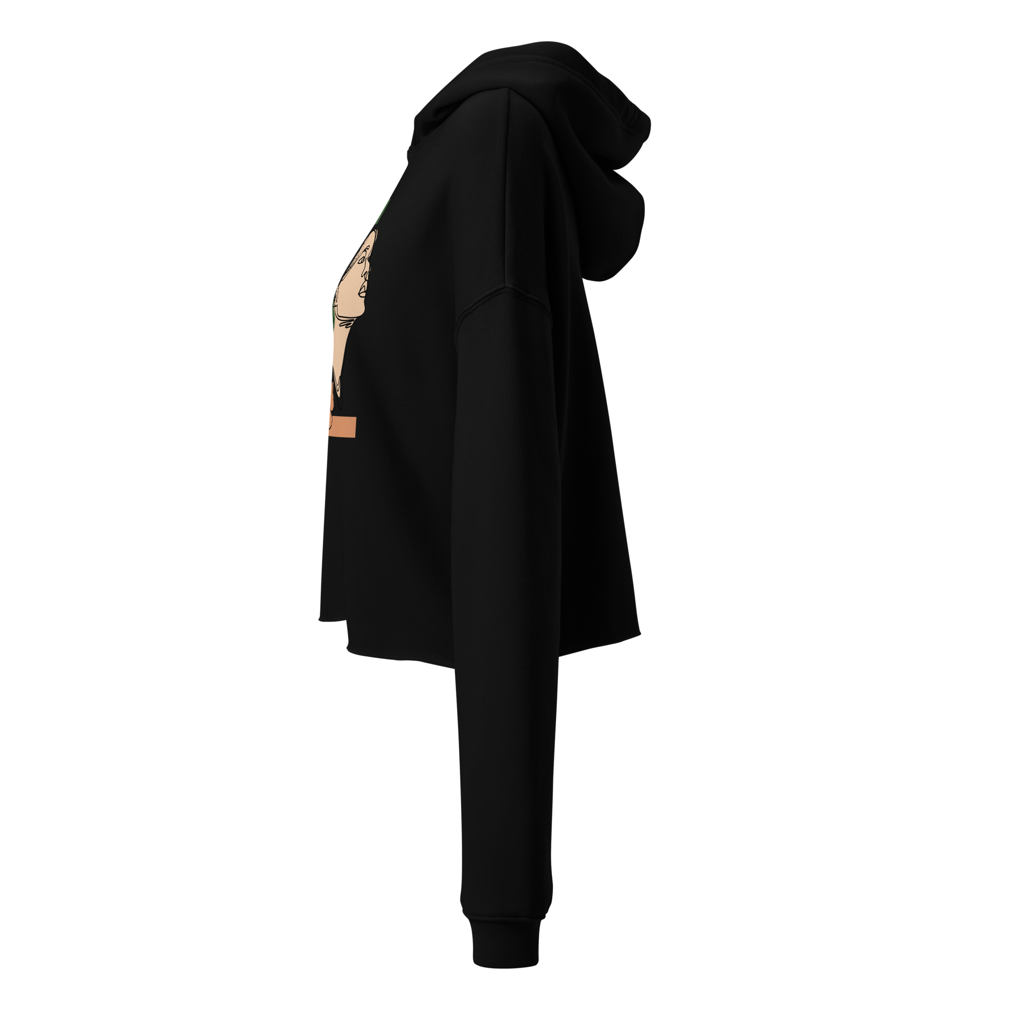 Crop pulover- Crop Hoodie - Image 3