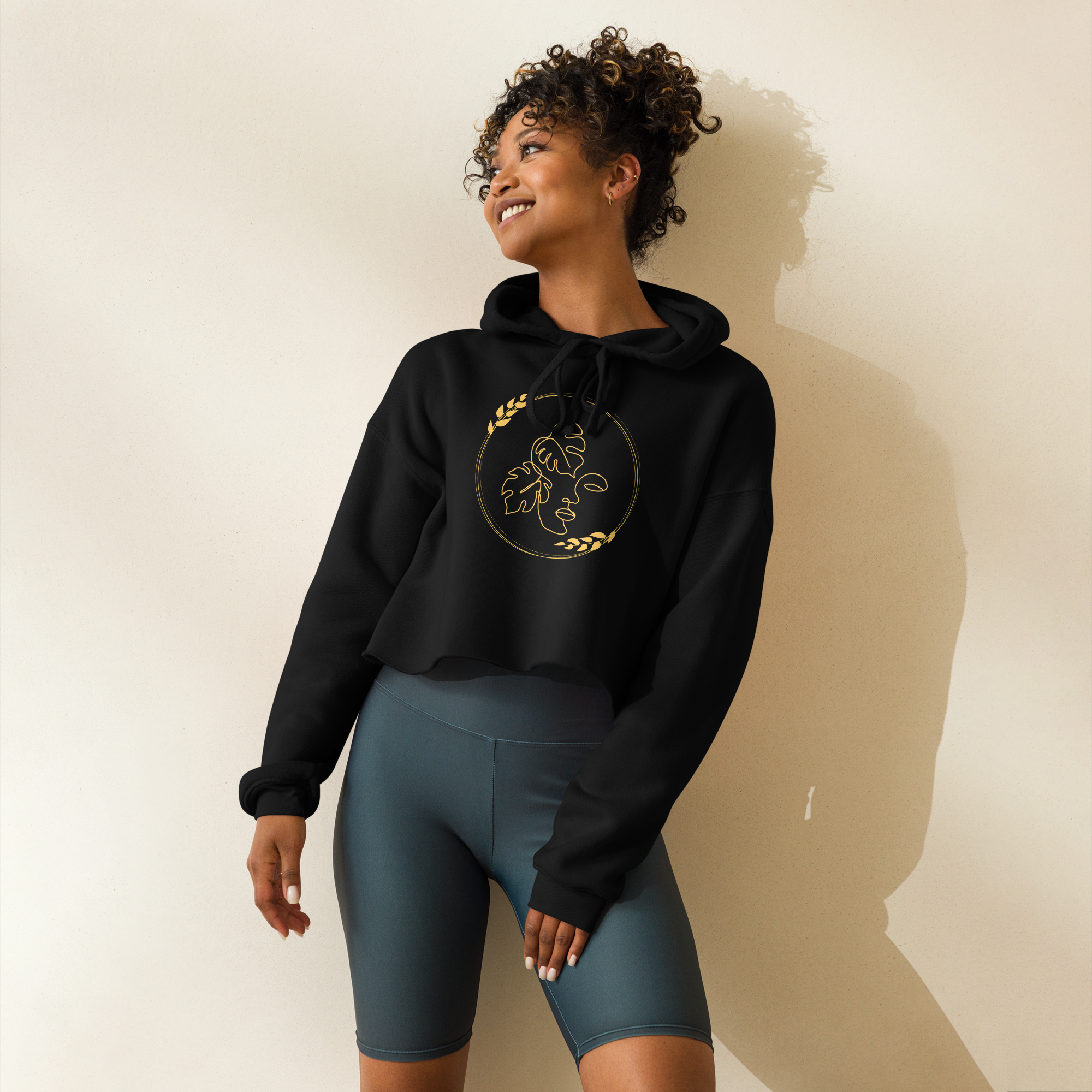 Crop pulover- Crop Hoodie - Image 2